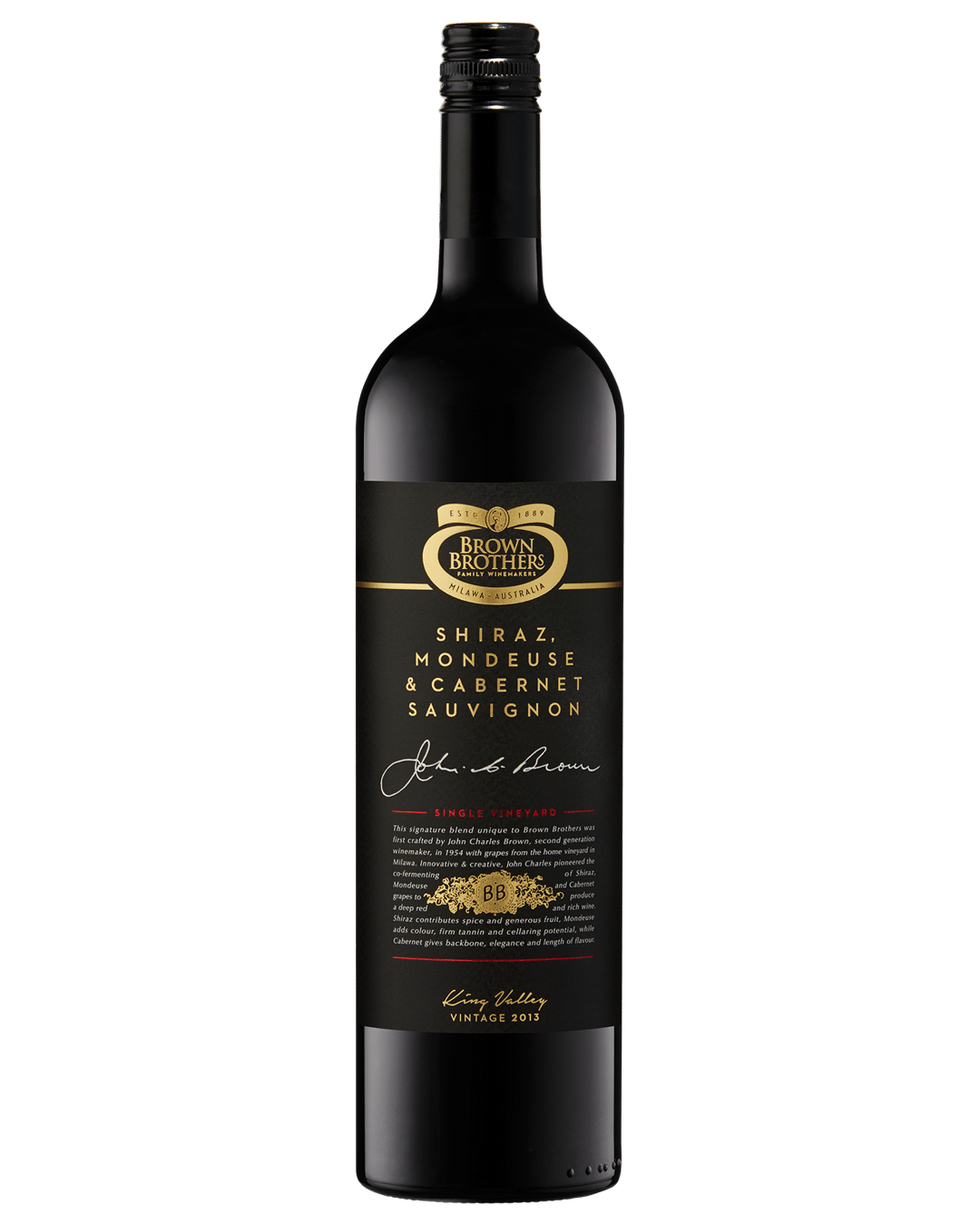 Brown Brothers Shiraz Mondeuse Cabernet Sauvignon 750mL