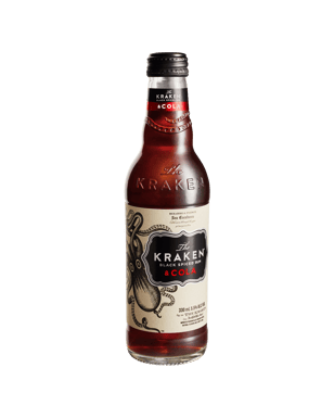 The Kraken Black Spiced Rum & Cola Bottles 330ml  Bottle