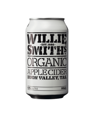 Willie Smith's Organic Apple Cider Cans 355ml  Can
