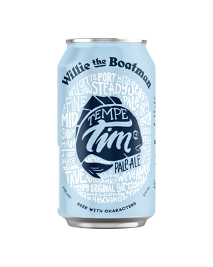 Willie The Boatman Tempe Tim Pale Ale Cans 375ml  Can