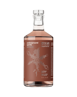 Underground Spirits Shiraz & Pepperberry Gin 700ml  Bottle