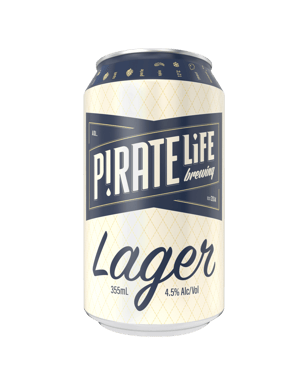 Pirate Life Brewing Lager Can 355ml  Can