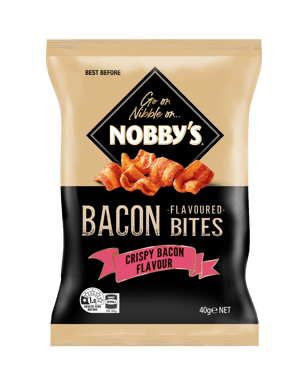 Nobby's Bacon Bites 40g  Each