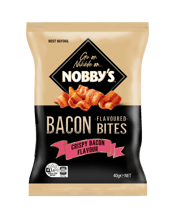 Nobby's Bacon Bites 40g  Each