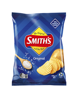 Smiths Crinkle Cut Original 170g  Each