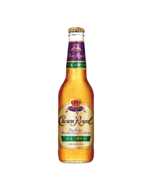 Crown Royal Whisky & Dry 6.0% Bottles 330ml  Bottle