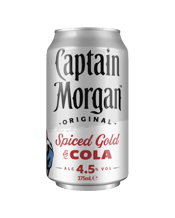 Captain Morgan Original Spiced Gold & Cola 4.5% Cans 375ml  Can