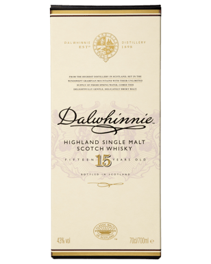Dalwhinnie 15 Year Old Highland Single Malt Scotch Whisky 700  Bottle