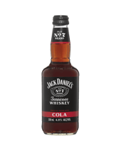 Jack Daniel's Tennessee Whiskey & Cola Bottle 330ml  Bottle