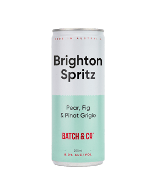 Batch & Co Brighton Spritz Pear, Fig & Pinot Grigio 250ml  Can