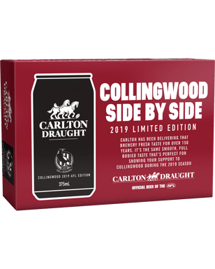 Carlton Draught Collingwood Cans 375ml  Can