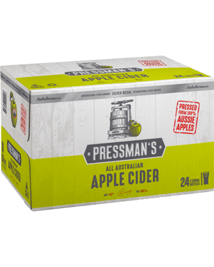 Pressman's Original All Australian Apple Cider 330ml  Bottle