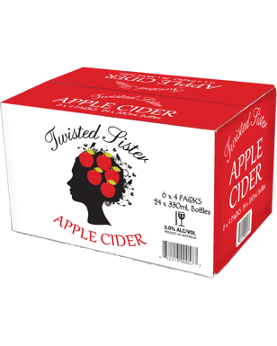 Twisted Sister Apple Cider 330ml  Bottle