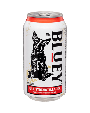 Bluey Full Strength Lager Can 375ml  Can