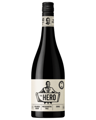 The Hero Preservative Free Shiraz  Bottle