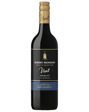 Robert Mondavi Private Selection Private Selection Rum Barrel Merlot  Bottle