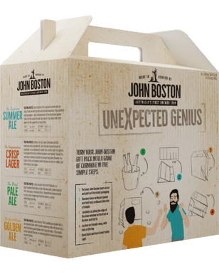 John Boston Unexpected Genius 6 Pack Plus Bonus Glass  Pack