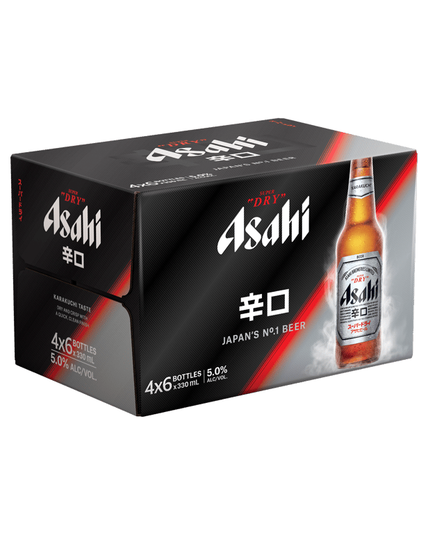 Buy Asahi Super Dry Bottles 330ml online with (same-day FREE delivery*) in Australia at Everyday Low Prices: BWS