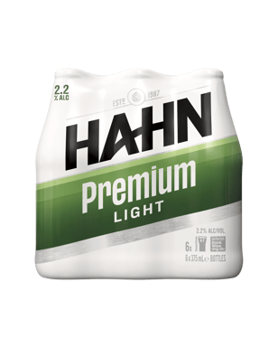 Hahn Premium Light 375ml  6 Pack