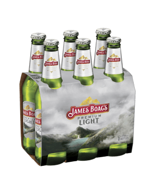James Boag's Premium Light Bottles 375ml  6 Pack