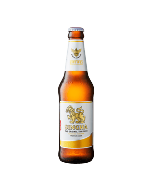 Singha Lager Beer 330ml  Bottle