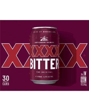 Xxxx Bitter Cans 375ml  Case