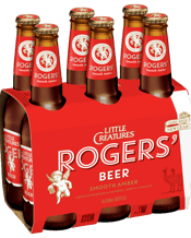 Little Creatures Rogers Ale Bottle 330ml  6 Pack