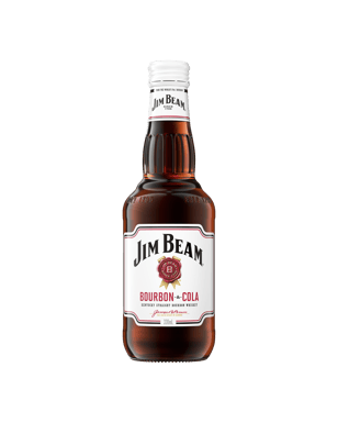 Jim Beam White Label Bourbon & Cola Bottles 330ml  Bottle