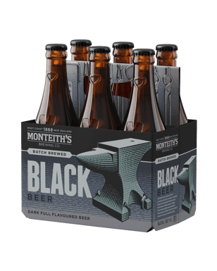 Monteith's Black Beer Bottles 330ml  Bottle