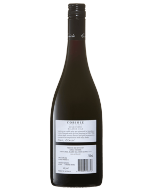 Coriole Mclaren Vale Sangiovese  Bottle