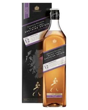 Johnnie Walker Black Label Speyside Origin Blended Scotch Whisky   Bottle