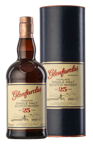 Glenfarclas 25 Year Old Single Malt Scotch Whisky 700ml  Bottle