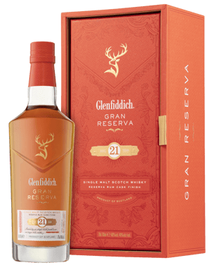 Glenfiddich Gran Reserva 21 Year Old Single Malt Scotch Whisky  Bottle