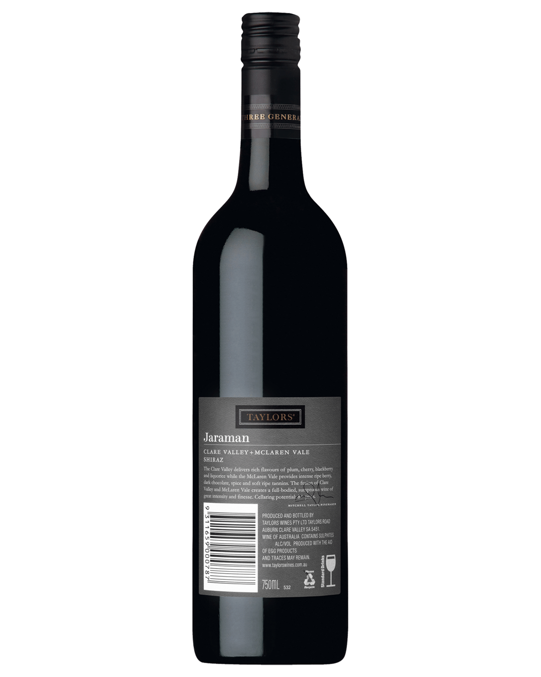 Buy Taylors Jaraman Shiraz Online With (same-day FREE Delivery*) In ...