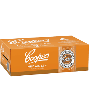 Coopers Mild Ale 3.5% Cans 375ml  24 Case