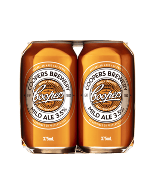 Coopers Mild Ale 3.5% Cans 375ml  6 Pack