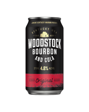Buy Woodstock Bourbon Cola 48 Cans 375ml Online Today Bws