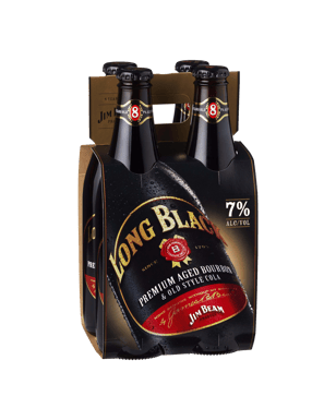 Jim Beam Long Black 330ml  Bottle