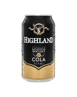 Highland Scotch & Cola Cans 375ml  Can