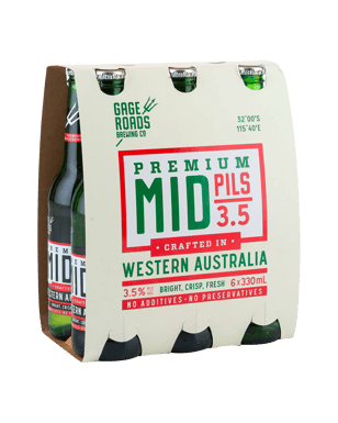 Gage Roads Pils 3.5  6 Pack