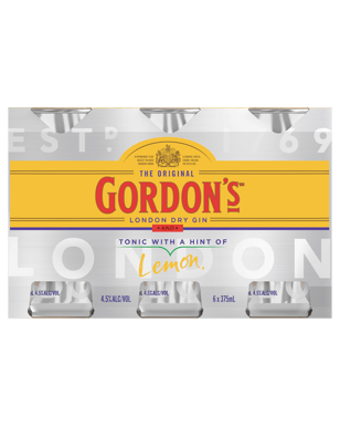 Gordon's Gin & Tonic Cans 375ml  6 Pack