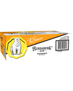 Bundaberg Op Rum & Cola Cans 375ml  24 Case