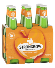 Strongbow Dry Apple Cider Bottles 355ml  6 Pack