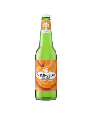 Strongbow Dry Apple Cider Bottles 355ml  Bottle