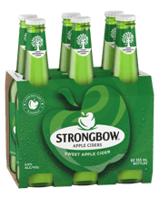Strongbow Sweet Apple Cider Bottles 355ml  6 Pack