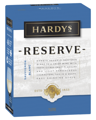 Hardys Reserve Sauvignon Blanc Cask 3l  Each