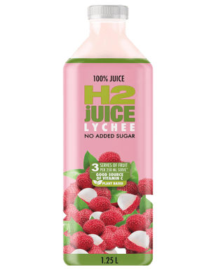 H2 Juice Lychee Juice 1.25l  Bottle
