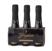 Freixenet Cordon Negro Brut Piccolo Cava 200ml  3 Pack
