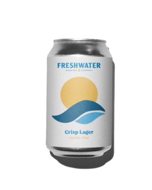 Freshwater Brewing Crisp Lager Can 375ml  Can