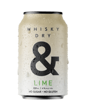 Ampersand Whisky And Dry Lime Cans 330ml  Can